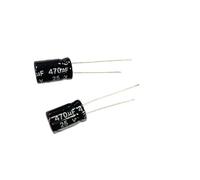 500pcs 470UF 25V 8X12MM 25V470UF Aluminum Electrolytic Capacitor BIANMTSW