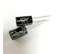 500PCS 470UF 35V Electrolytic Capacitors 35V470UF 10X13mm PKNVKZIDK