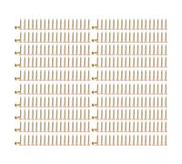 500pcs 4mm Flat Head Wood Screws - Self Tipping Counterunk Screws for Drywall Pan Head Plate Screws Ideal for DIY Projects Furniture Assembly and Home Repair