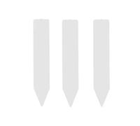 500Pcs 5 * 1cm Garden Plant Labels Plastic Tags Nursery Markers Flower Pots Seedling Tray Mark Tools for Vegetables Flowers(White)