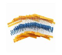 500pcs 50 Kinds × 10pcs 1% 0.5W (1.2r-1M)1/2W Metal Film Resistor Pack Components Mixed Package BIANMTSW