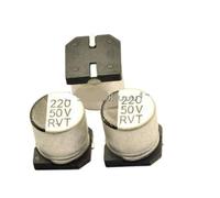 500PCS-50PCS 220UF 50V SMD Aluminum Electrolytic Capacitor 50V220UF 10 * 10.2MM(200PCS)