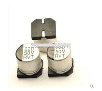 500PCS-50PCS 220UF 50V SMD Aluminum Electrolytic Capacitor 50V220UF 10 * 10.2MM IDGTTLDF(100PCS)