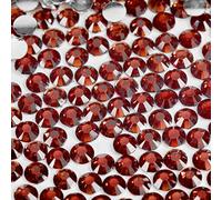 500pcs 5mm Flat Back Non-Stick Rhinestone Crystal Diamantes Nail Art & Craft Scrapbooking Embellishments 90 Available Colours (5mm, Garnet #29)