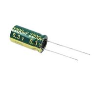 500pcs 6.3V2200UF Capacitor 2200UF 6.3V 10 * 20mm RUAJOGYNVM