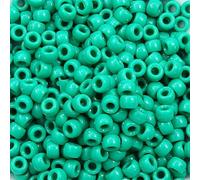 500pcs Acrylic Pony Beads Bulk 9MM*6MM Dark Green Beads for DIY Beading Craft