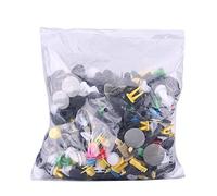 500pcs Assorted Plastic Car Door Trim Clip Bumper Fastener Retainer Rivet Push Pin Kit Universal Fitment For Car Body Door Panel Bumper Durable Multi Color 25x20cm