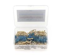 500Pcs/BOX 100Value x 5pcs 1W 1% Metal Film Resistor 10 ohm-1M ohm Assortment Kit NWPNLXEA