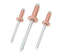 500Pcs Bronze Copper Blind Rivets Brass Rivet for Metal, Furniture Marine Construction(3.2x12 mm)