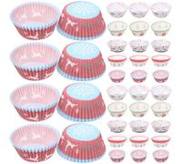 500pcs Christmas Printed Paper Cupcake Muffin Liners Greaseproof