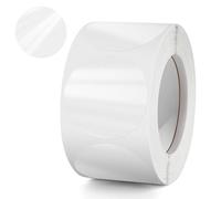 500pcs Clear Round Label, 50mm Circle Sticker Self-Adhesive Transparent Dot Wafer Seal Label Waterproof Removable for Envelopes, Box and Gift Packaging