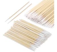 500Pcs Cotton Swabs,Cotton Buds Pointed Tip for Makeup,Tattoo and Cleaning Swabs Wood Sticks for Eyebrow Tattoo Beauty Make-up Color Nail Seam Dedicated Dirty Picking Sticks