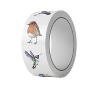 500PCS Cute Bird Stickers Roll, Cartoon Animal Themes Stickers, Birds Pattern Aesthetic Scrapbook Decals, Decorative Craft Sticky Rolls for Envelopes Scrapbook Phone Water Bottle