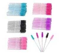 500Pcs Disposable Mascara Wands, Eyelash Brushes for Eyelash Extensions in 5 Colours(COLOR:5 Colors)