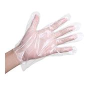 500PCS Disposable Plastic Gloves/Clear Polyethylene Gloves/Work Gloves/Plastic Disposable Food Prep Glove/For Cooking, Cleaning and Effectively Avoid Contact Transmission(Powder & Latex Free)