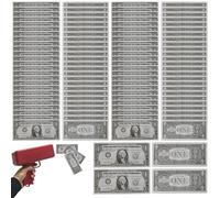 500Pcs Dollar Bill Banknote, Fake Dollar Bills, Movie Props Fake Dollars Banknote, Educational Simulation Money Pretend Play Learning Toy, Retro Realistic Money, Game Teaching Cash For Boys Girls