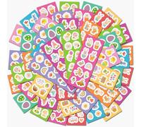 500pcs Easter Stickers Self Adhesive Waterproof Holographic Easter Scrapbooking DIY Decor Easter Craft for Scrap Book Decorations DIY Art Craft Card Making Supplies
