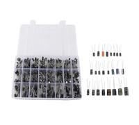 500Pcs Electrolytic Capacitor 0.1uF-1000uF 16V-50V 24 Values Aluminium Capacitor Assortment