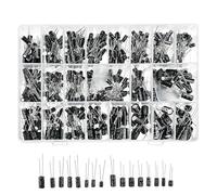 500Pcs Electrolytic Capacitor Kit 0.1Uf-1000Uf 16V-50V 24 Values Aluminum Long Lasting For Diy Electronics Repair Projects