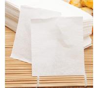 500Pcs Empty Tea Bags for Loose for Leaf Tea, 5.5X6.2Cm Heat Seal Nonwoven Filter Bags for Herbs and Spices, White