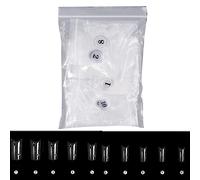 500Pcs False Nails Hollow Press On Nails Coverage False Nails Tips Water Drop Full Sticker For Nails Manicures Tool