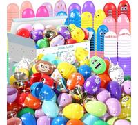 500PCS Fillable Plastic Easter Eggs, Empty Easter Eggs for Egg Hunt, Party Favors, Basket Stuffers, Classroom Prizes, Holiday Decorations