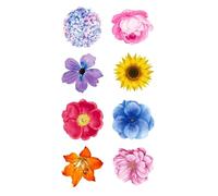 500Pcs Floral Sealing Sticker Wrapping Label for Seal Envelope Invitation Scrapbooking Journal Packaging Home Decoration Scrapbooking Supplies