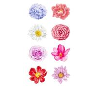 500Pcs Floral Sealing Sticker Wrapping Label for Seal Envelope Invitation Scrapbooking Journal Packaging Home Decoration Scrapbooking Supplies