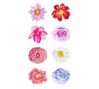 500Pcs Flower Seal Sticker for Scrapbooking Journal Adhesive Wrapping Label for Seal Envelope Card Invitation Decorative