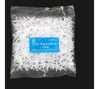 500PCS for Tile Leveling Clips Cross Spacers for Floor Wall Laying Aid Ceramic Stone Installation 1.0-3.0mm White PE Kit(1.5mm)