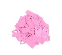 500Pcs Garden Planting Tag with Hole Melon Fruit Tree Markers Sign Portable Plastic Waterproof Hanging Label for Naming Plants(Pink)