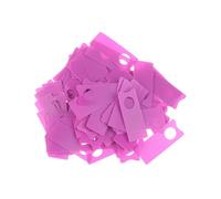 500Pcs Garden Planting Tag with Hole Melon Fruit Tree Markers Sign Portable Plastic Waterproof Hanging Label for Naming Plants(Purple)