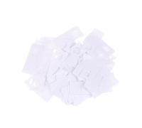 500Pcs Garden Planting Tag with Hole Melon Fruit Tree Markers Sign Portable Plastic Waterproof Hanging Label for Naming Plants(White)