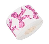 500Pcs Glittering Bowknot Sticker for Scrapbooking Decoration Adhesive Wrapping Labels for Seal Envelope Card Wrapping