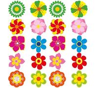 500Pcs Glittering Flower Sticker for Scrapbooking Decoration Sticker Adhesive Wrapping Labels for Seal Envelope Card Sealing