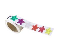 500Pcs Glittering Star Sticker 25mm Heart Seal for Journal Notebook Packaging Decoration Children Reward Classroom Reward Sticker