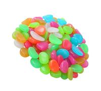 500pcs Glow in Dark Pebbles, Resin Stones for Decor