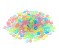 500pcs Glow in Dark Resin Pebbles for Aquarium and Garden Decoration | Weather Resistant Use, Easy Installation, Potted Plants and Rock Gardens, Flower Bed Borders, Pathways