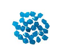 500pcs Glow in the Dark Stones Diamond-Shaped Fluorescent Resin Decoration for Aquarium Waterscape Outdoor Yard Landscape Garden Walkway