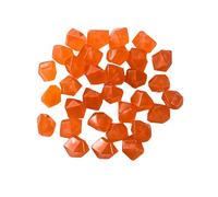 500pcs Glow in the Dark Stones Diamond-Shaped Fluorescent Resin Decoration for Aquarium Waterscape Yard Landscape Garden Walkway
