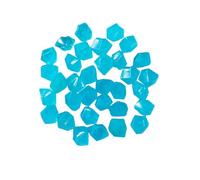 500pcs Glow in the Dark Stones Diamond-Shaped Fluorescent Stone Resin Decoration for Aquarium Waterscape Outdoor Yard Landscape Garden Walkway