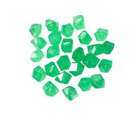 500pcs Glow in the Dark Stones Diamond-Shaped Fluorescent Stone Resin Decoration for Aquarium Waterscape Yard Landscape Garden Walkway