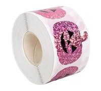 AWHAO 500Pcs Halloween Pumpkin Stickers Decals Roll Pumpkin Shape Paper Label Seal Sticker for Wall Halloween Holiday Journaling, CJ21