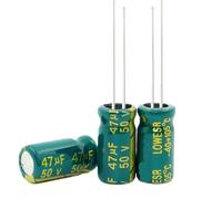500PCS high-frequency crystal 47uf 47uf 50v 50 v 47 uf 47 uf 50 v Size:6X12MM
