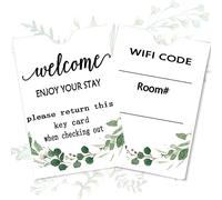 500Pcs Hotel Key Card Envelope Key Card Hoder Sleeves 2.4×3.5 Inch Enjoy Your Stay Key Cover for Hotel Gift Card Holders