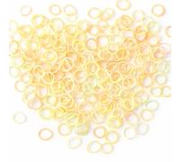 500PCS Ice Cream-Coloured Plastic Elastic Hair Ties. Girls Mini Elastic Bands. Braids and Ponytails Stay in Place. Strong and Durable. Gentle on Hair
