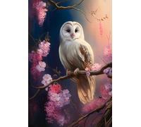 500pcs Jigsaw Puzzle for Adults Flower Tree White Owl - Beginners Puzzle Toys, Spend Time to Get A Sense of Accomplishment Box for Home Decor