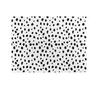 500Pcs,Jigsaw Puzzles for Adults Challenging Puzzles, Puzzle Game for The Whole,Black Dalmation Dots