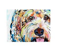 500Pcs,Jigsaw Puzzles for Adults Challenging Puzzles, Puzzle Game for The Whole,Cute Pet Bichon Frise Dog Pattern
