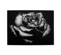 500Pcs,Jigsaw Puzzles for Adults Challenging Puzzles, Puzzle Game for The Whole,Gothic Flower Pattern